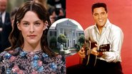 Riley Keough (Foto: Taylor Hill/Getty Images), Graceland (Foto: Mick Hutson/Redferns) e Elvis Presley (Foto: Michael Ochs Archives/Getty Images)