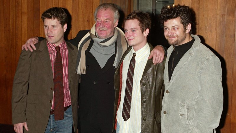 Sean Astin, Bernard Hill, Elijah Wood e Andy Serkis (Foto: Jim Spellman/WireImage)