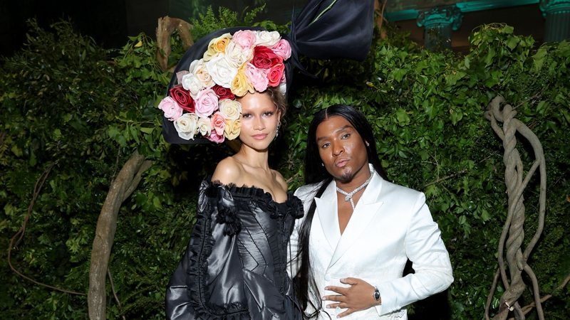 Zendaya e Law Roach (Foto: Cindy Ord/MG24/Getty Images)