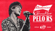 Bruno Mars: show beneficente é iniciativa da Budweiser com ONG Ação Pela Cidadania e acontece dia 1º de outubro em São Paulo (Divulgação)