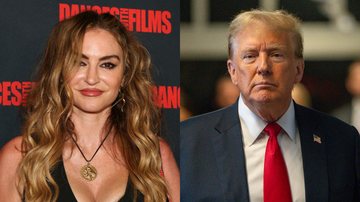 Drea de Matteo (Foto: Paul Archuleta/Getty Images) | Donald Trump (Foto: Steven Hirsch - Pool/Getty Images)