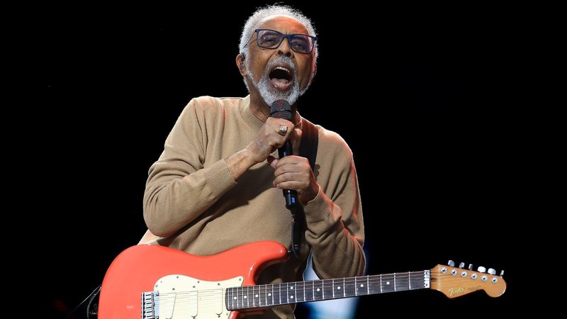 Gilberto Gil no Lollapalooza Brasil 2024 (Foto: Buda Mendes/Getty Images)