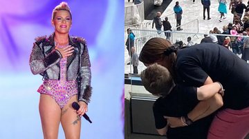 P!nk (Foto: Reprodução/Instagram) | Vanessa Vasey e filho (Foto: Reprodução/Daily Mail)