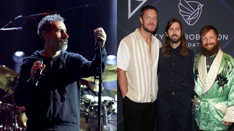 Serj Tankian (Foto: Kevin Winter/Getty Images) | Imagine Dragons (Foto: Gabe Ginsberg/Getty Images)