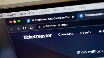 Site da Ticketmaster (Foto: Joe Raedle/Getty Images)