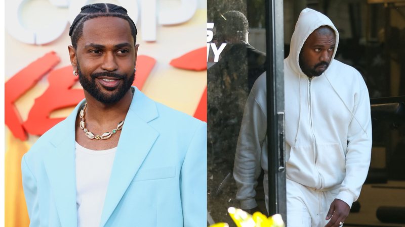 Big Sean (Foto: Kayla Oaddams/WireImage) e Kanye West (Foto: Bellocqimages/Bauer-Griffin/GC Images)