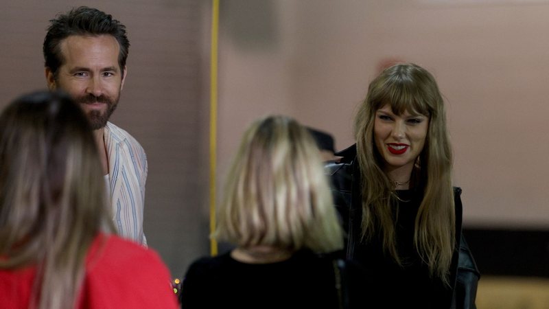 Ryan Reynolds e Taylor Swift (Foto: Elsa/Getty Images)