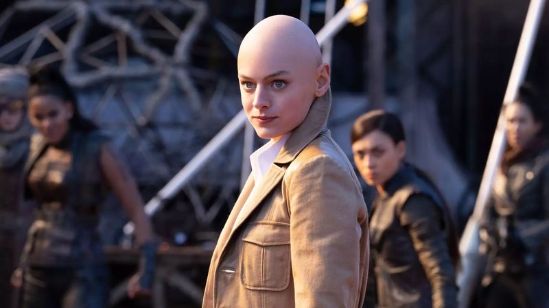 Emma Corrin como Cassandra Nova em Deadpool & Wolverine (Foto: JAY MAIDMENT/20TH CENTURY STUDIOS/MARVEL)