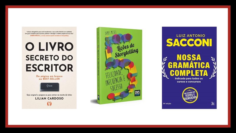 Estimule sua criatividade e celebre o Dia do Escritor, que acontece anualmente em todo dia 25 de julho. - Créditos: Reprodução/Amazon