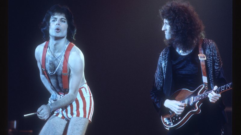 Freddie Mercury e Brian May (Getty Images)