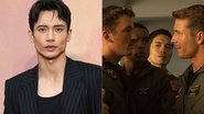 Manny Jacinto sobre papel cortado em Top Gun 2: "Tom Cruise faz filmes para si mesmo" - Lia Toby/Getty Images - Reprodução/Paramount Pictures