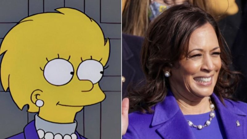 'Os Simpsons' | Kamala Harris (Foto: Reprodução/Twitter)