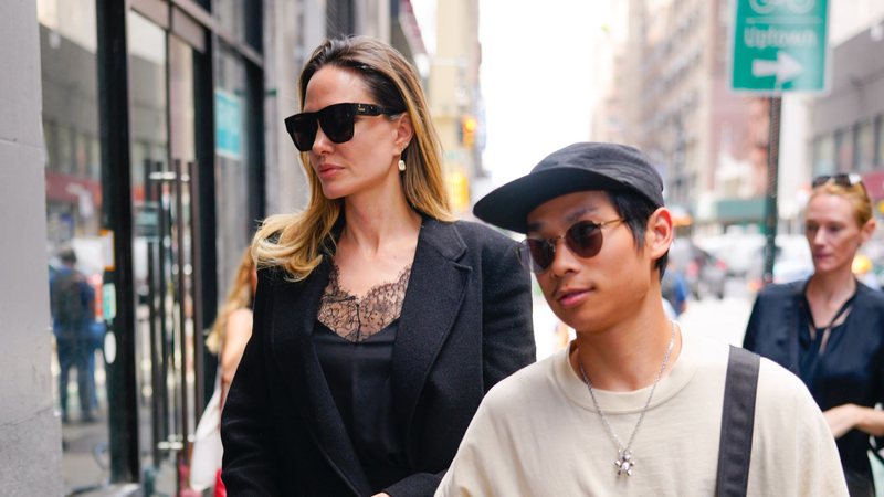 Angelina Jolie e Pax Thien Jolie-Pitt (Foto: Gotham/GC Images)