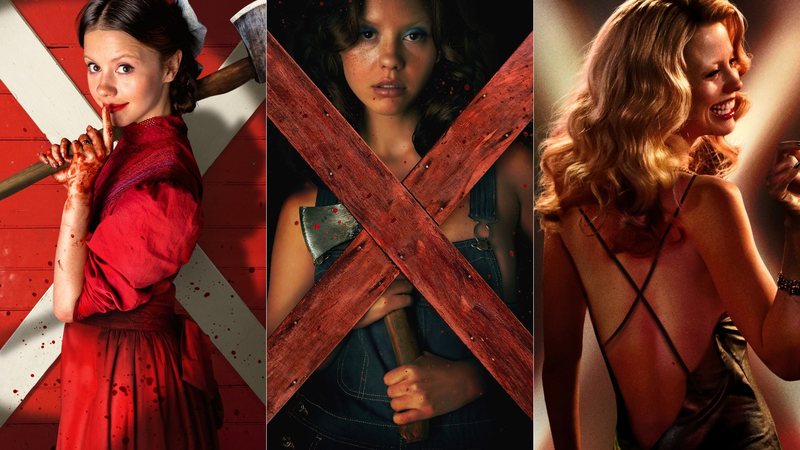 Qual é a ordem para assistir aos filmes da trilogia X com Mia Goth?