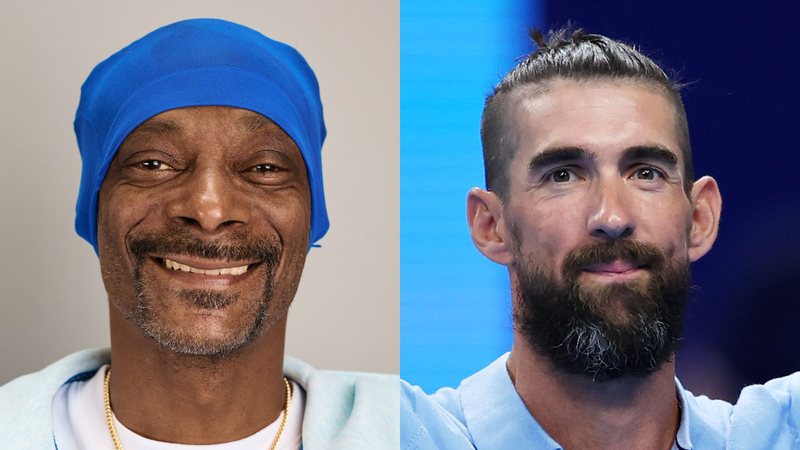 Snoop Dogg (Foto: Joe Scarnici/Getty Images) | Michael Phelps (Foto: Sarah Stier/Getty Images)