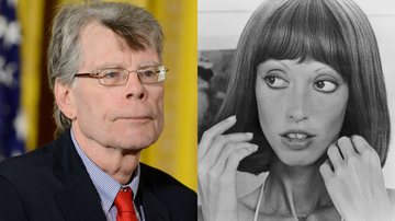 Stephen King (Foto: Leigh Vogel/WireImage) e Shelley Duvall (Foto: Stanley Bielecki Movie Collection/Getty Images)