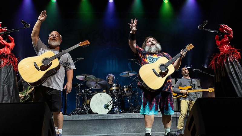 Jack Black e Kyle Gass formam Tenacious D (Foto: Jeff Hahne/Getty Images)