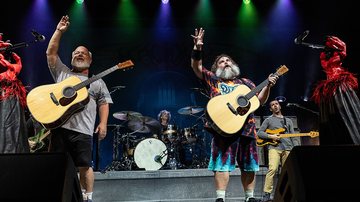 Jack Black e Kyle Gass formam Tenacious D (Foto: Jeff Hahne/Getty Images)