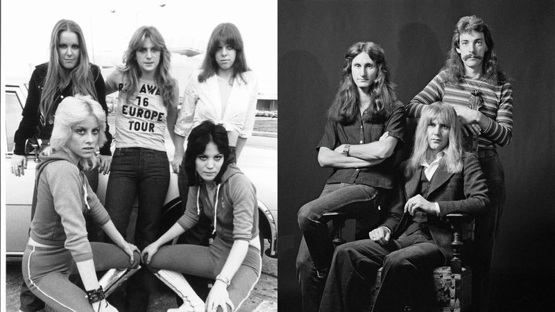 The Runaways (Foto: Chris Walter/WireImage) | Rush (Foto: Fin Costello/Redferns)