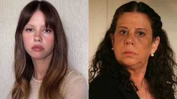 Mia Goth e Maria Gladys (Reprodução Instagram/TV Globo)