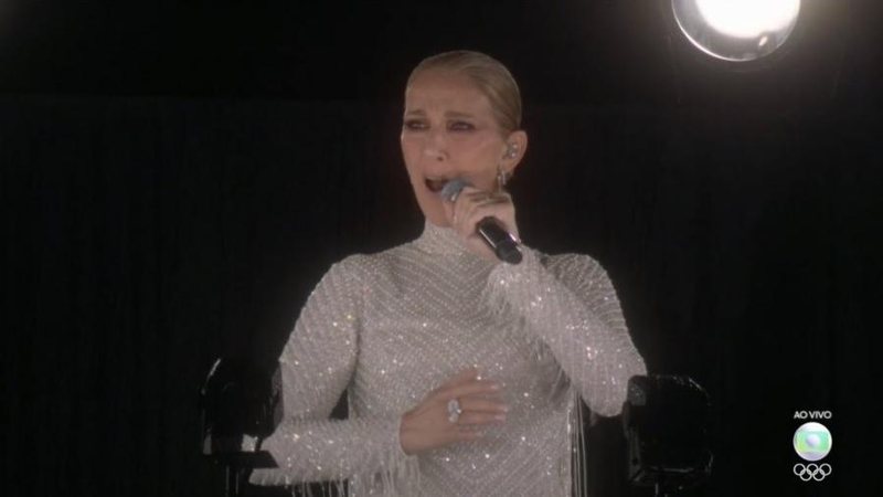 Céline Dion (Reprodução TV Globo)