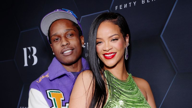 A$AP Rocky e Rihanna (Foto: Rich FuryGetty Images for Fenty Beauty & Fenty Skin)