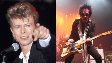 David Bowie e Earl Slick (Imagem: Patrick Riviere/Getty Images e Chris McKay/Getty Images)