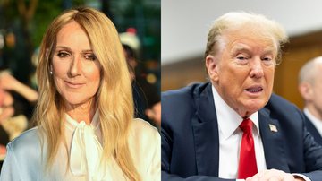 Céline Dion (Foto: James Devaney/GC Images) | Donald Trump (Foto: Justin Lane - Pool/Getty Images)