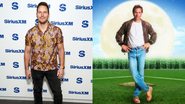 Chris Pratt (Foto: Getty Images) e Kevin Costner no poster de Campo dos Sonhos (Imagem: Reprodução)