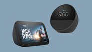 Descubra a linha de dispositivos Echo com Alexa, incluindo a inovadora Echo Spot, que traz inteligência e praticidade para o seu dia a dia - Créditos: Reprodução/Amazon