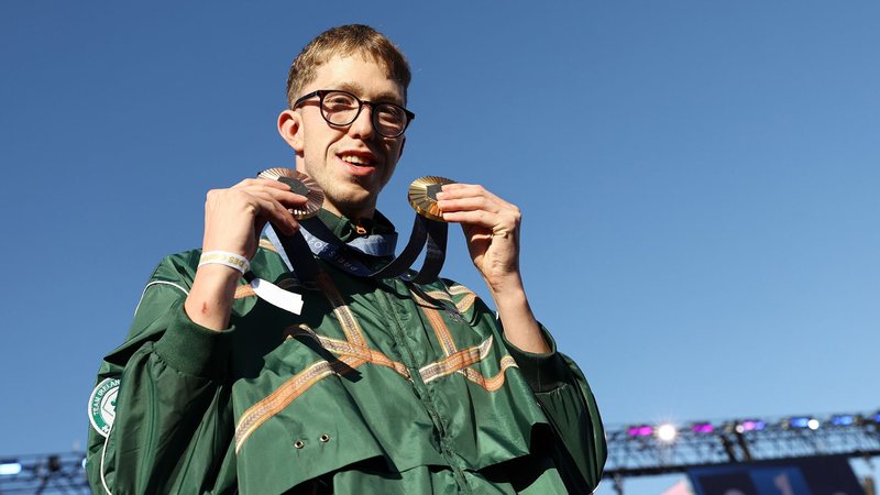 Daniel Wiffen, atleta irlandês que participou de Game of Thrones (Foto: Arturo Holmes/Getty Images)