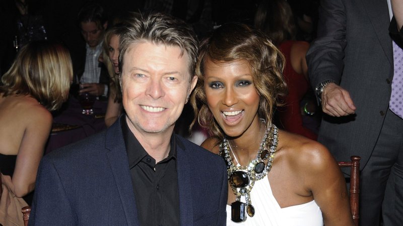 David Bowie e Iman (Foto: Kevin Mazur/WireImage)