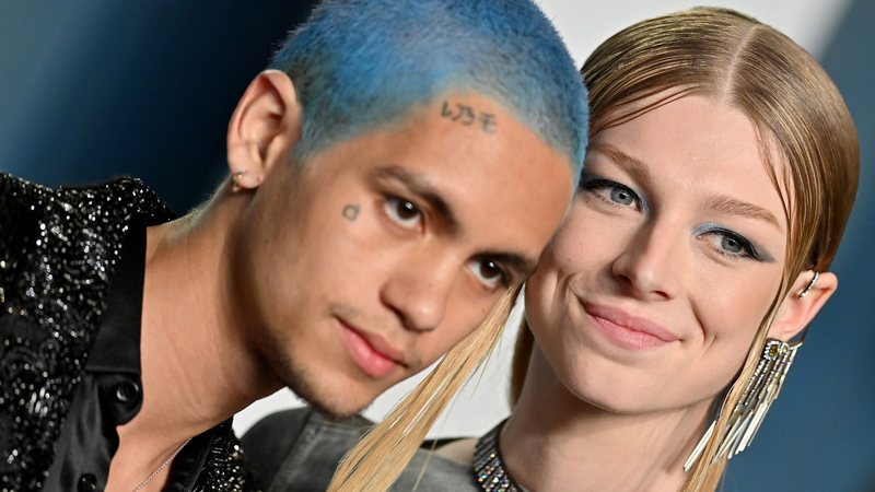 Dominic Fike e Hunter Schafer (Foto: Axelle/Bauer-Griffin/FilmMagic)