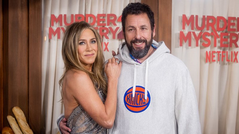 Jennifer Aniston e Adam Sandler (Foto: Emma McIntyre/WireImage)