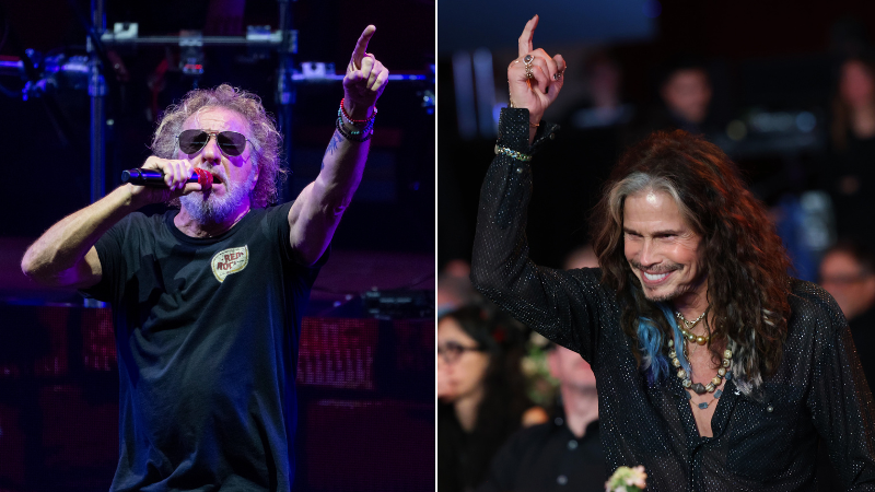 Sammy Hagar elogia decisão de Steven Tyler (Imagem: Scott Legato/Getty Images e Jesse Grant/Getty Images)