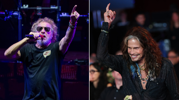 Sammy Hagar elogia decisão de Steven Tyler (Imagem: Scott Legato/Getty Images e Jesse Grant/Getty Images)