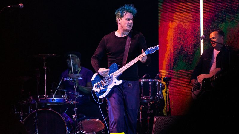 Jack White durante show no Popload Festival 2022, em São Paulo (Foto: Mauricio Santana/Getty Images)