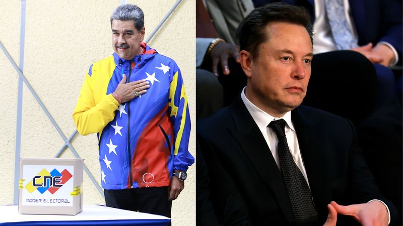 Nicolás Maduro e Elon Musk (Fotos: Getty Images)