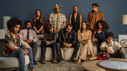 Créditos: Joana (Kênia Bárbara), Amâncio (Thomás Aquino), Cibele (Adriana Esteves), Marcinho (Antonio Haddad), Sr Durval (Luis Lobianco), Sérgio (Eduardo Aterblitch), Maria (Mariana Nunes), Raquel (Leticia Colin), Paulo (Sergio Guizé), Lorraine (Gi Fernand - Divulgação: GloboPlay