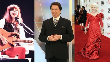 Rita Lee (Foto: Getty Images), Silvio Santos (Foto:João Batista Silva/SBT) e Hebe Camargo (Getty Images)