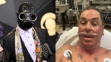 Sid Wilson no Grammy 2024 (Foto: Lionel Hahn/Getty Images) e DJ no hospital (Foto: Reprodução/Instagram)