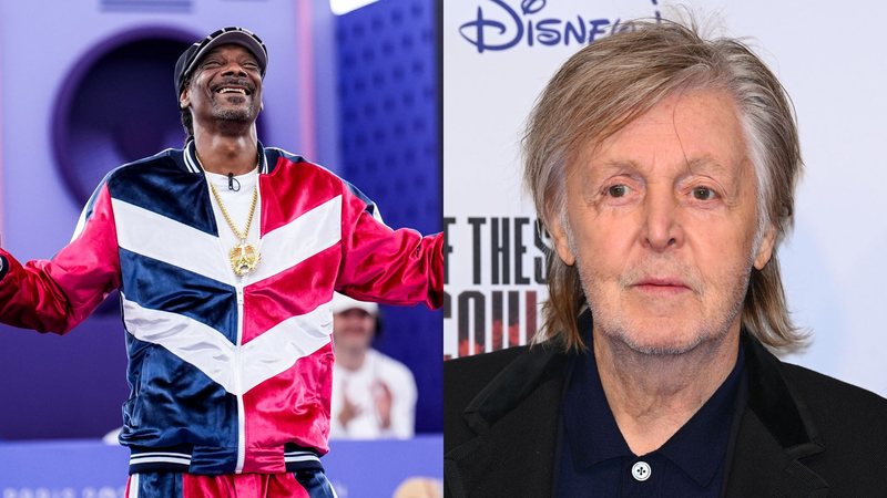 Snoop Dogg (Foto: Rene Nijhuis/BSR Agency/Getty Images) e Paul McCartney (Foto: Joe Maher/Getty Images)