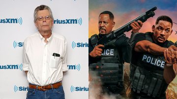 Stephen King (Foto: Astrid Stawiarz/Getty Images) e Martin Lawrence e Will Smith em Bad Boys 4 (Foto: Divulgação)