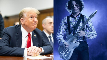 Donald Trump e Jack White (Foto: Justin Lane - Pool/Getty Images e Scott Roth/AP)