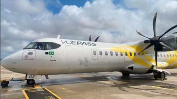 Avião ATR 72 da Voepass (Imagem: Reprodução)