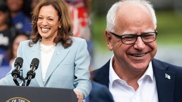 Kamala Harris e Tim Walz (Getty Images)