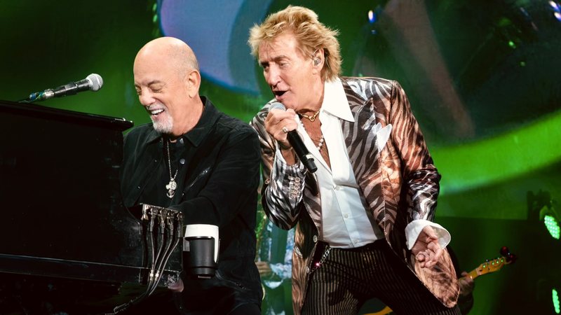 Billy Joel e Rod Stewart (Foto: Myrna M. Suarez/Getty Images for ABA)