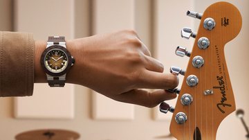 Coleção da Bvlgari com a Fender inspirada nos 70 anos da Stratocaster (Foto: Divulgação)