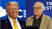 Donald Trump (Foto: Kevin Dietsch/Getty Images) e Robert De Niro (Foto: Marleen Moise/Getty Images)