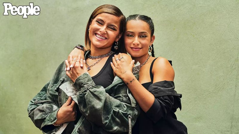 Nelly Furtado e Nevis Gahunia posam para a PEOPLE / Foto:Nick Wong